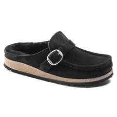 Buckley Shearling Suede Leather - Black