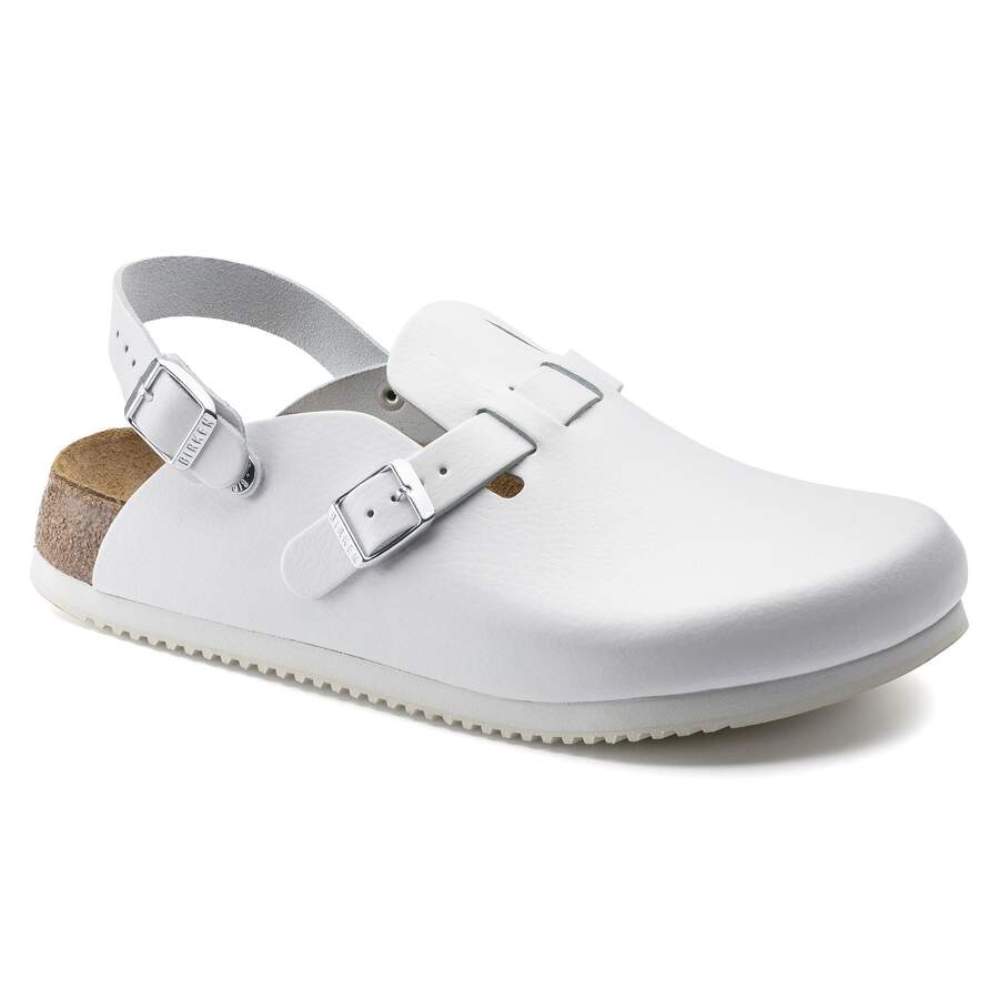 Kay SL Soft Footbed Birko-Flor - White