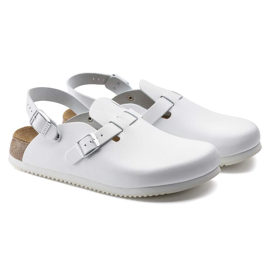 Kay SL Soft Footbed Birko-Flor - White