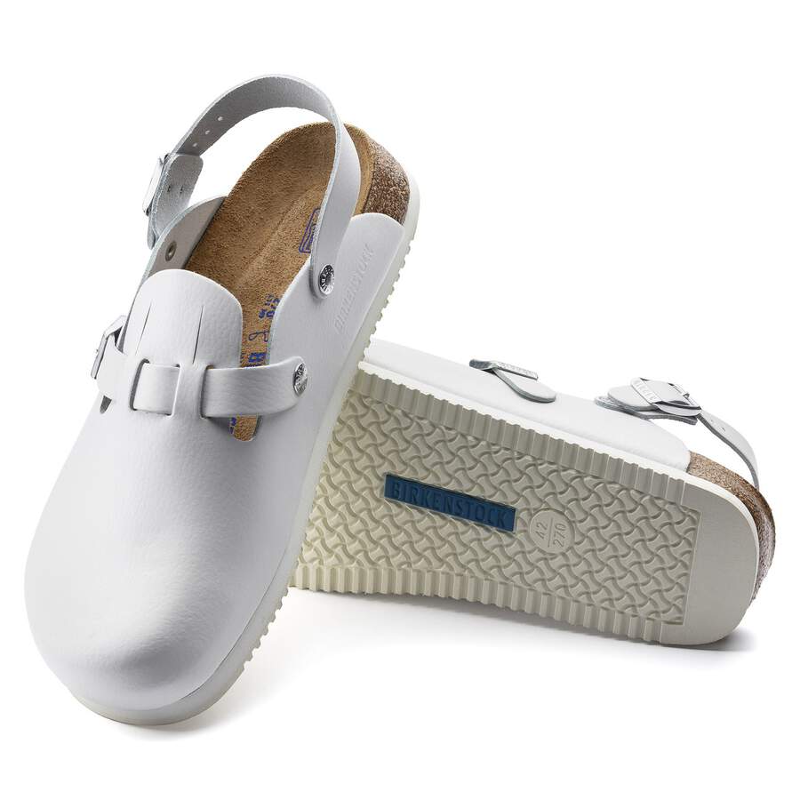 Kay SL Soft Footbed Birko-Flor - White