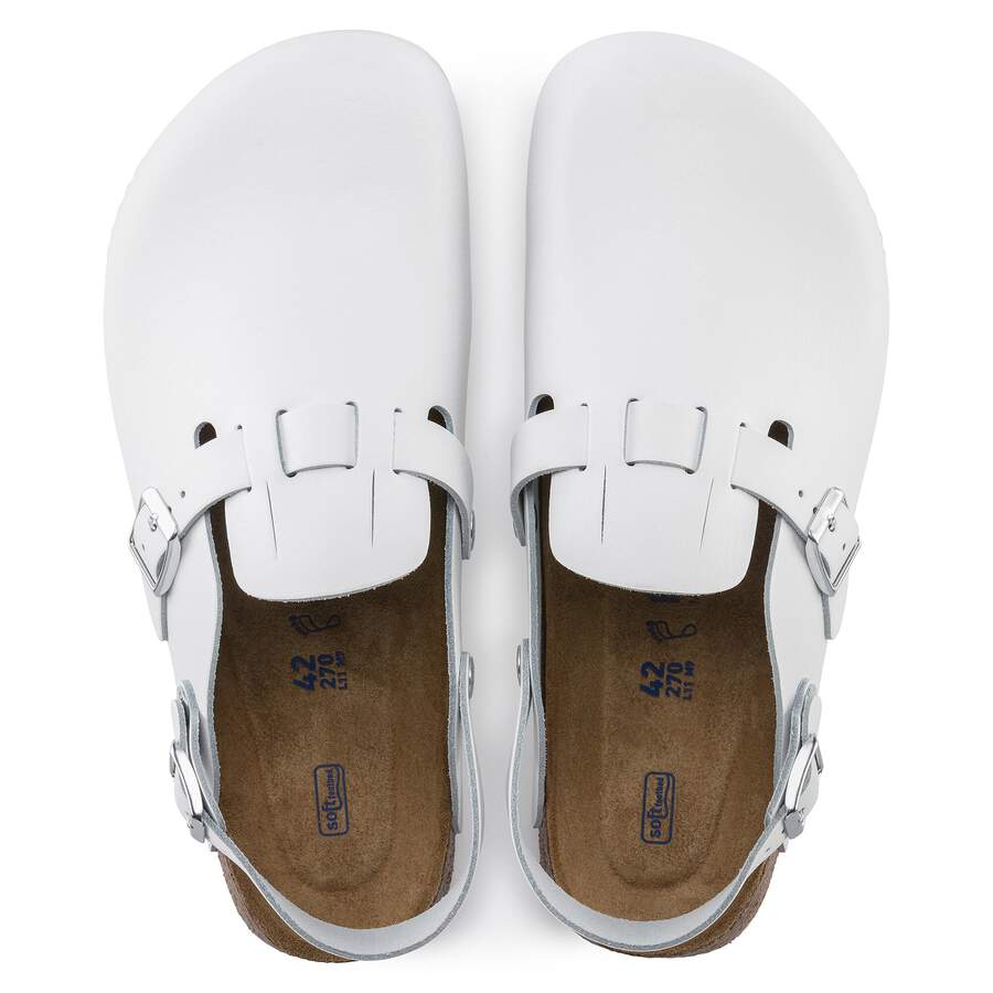 Kay SL Soft Footbed Birko-Flor - White