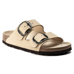 Arizona Big Buckle Nubuck Leather - Almond