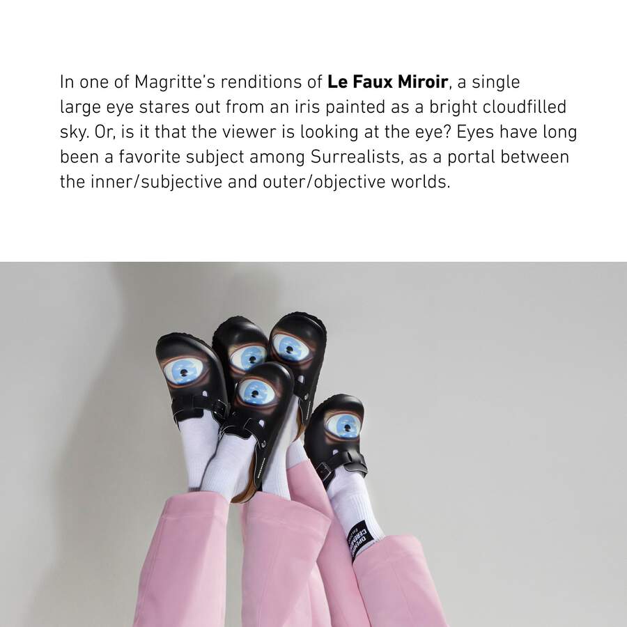 Boston Magritte Eye Birko-Flor - Black