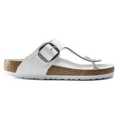 Gizeh Big Buckle Natural Leather - White