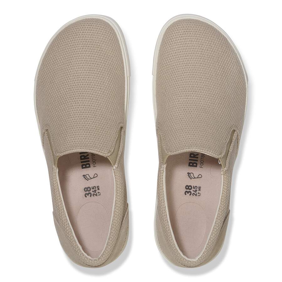 Oswego Natural Leather/Textile - Sandcastle