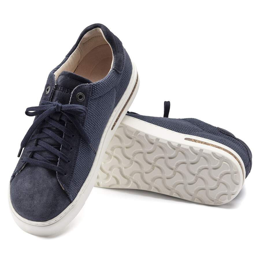 Bend Low Natural Leather/Textile - Midnight Blue