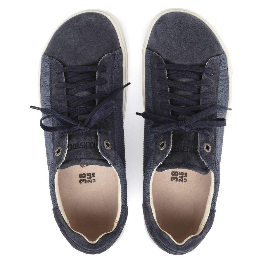 Bend Low Natural Leather/Textile - Midnight Blue
