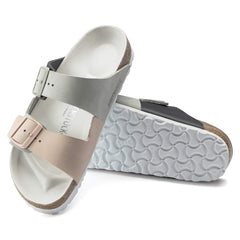 Arizona Split Nubuck Leather - Mineral/Light Rose