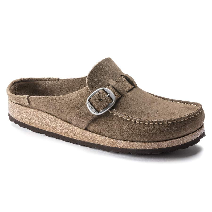 Buckley  Suede Leather - Gray Taupe