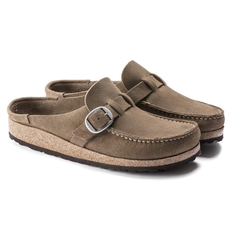 Buckley  Suede Leather - Gray Taupe