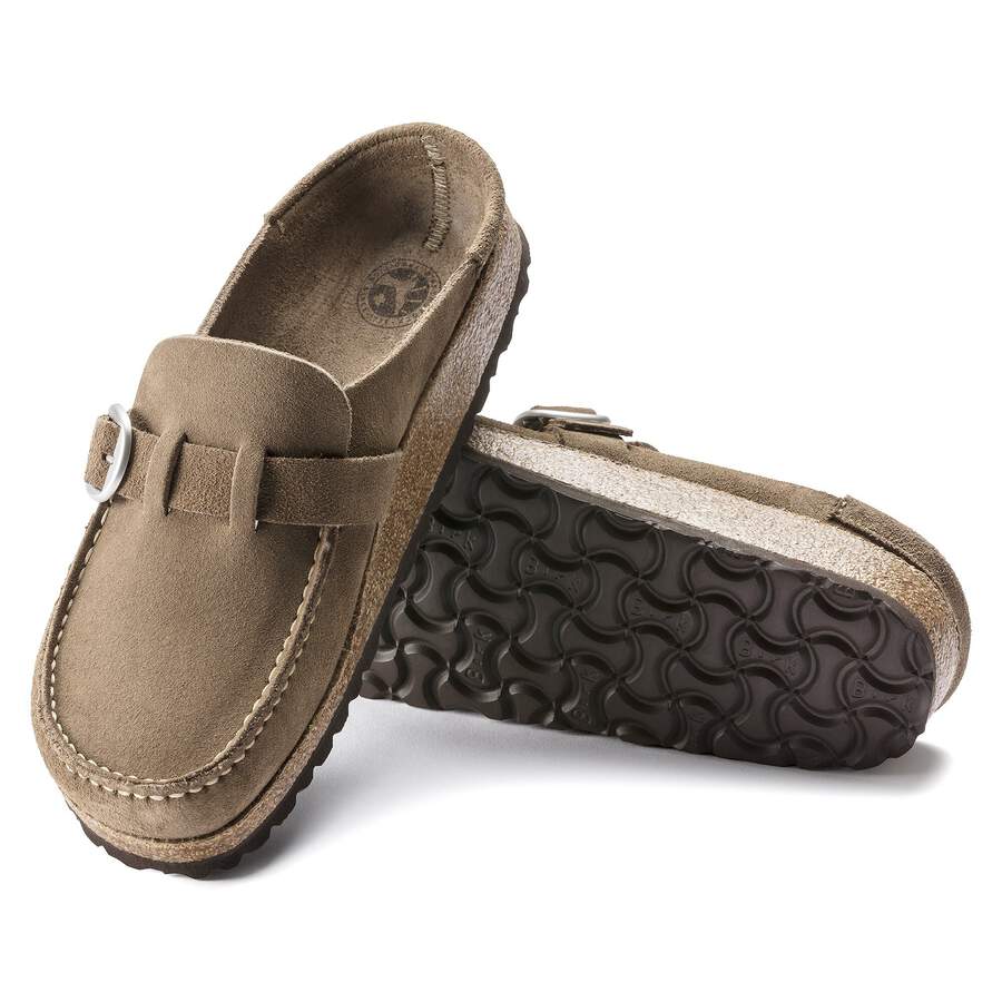 Buckley  Suede Leather - Gray Taupe