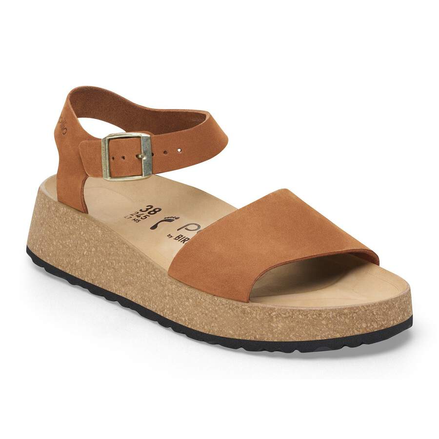 Glenda Nubuck Leather - Pecan