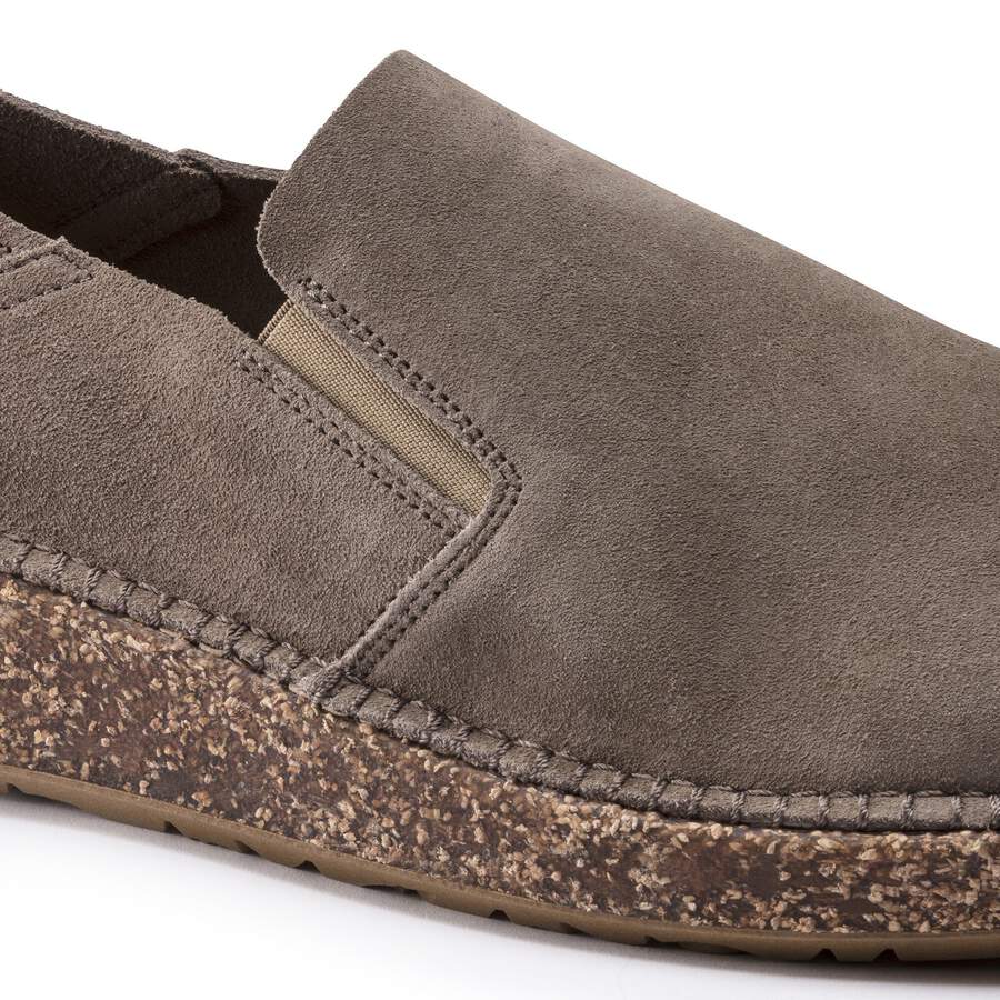 Callan Suede Leather - Gray Taupe