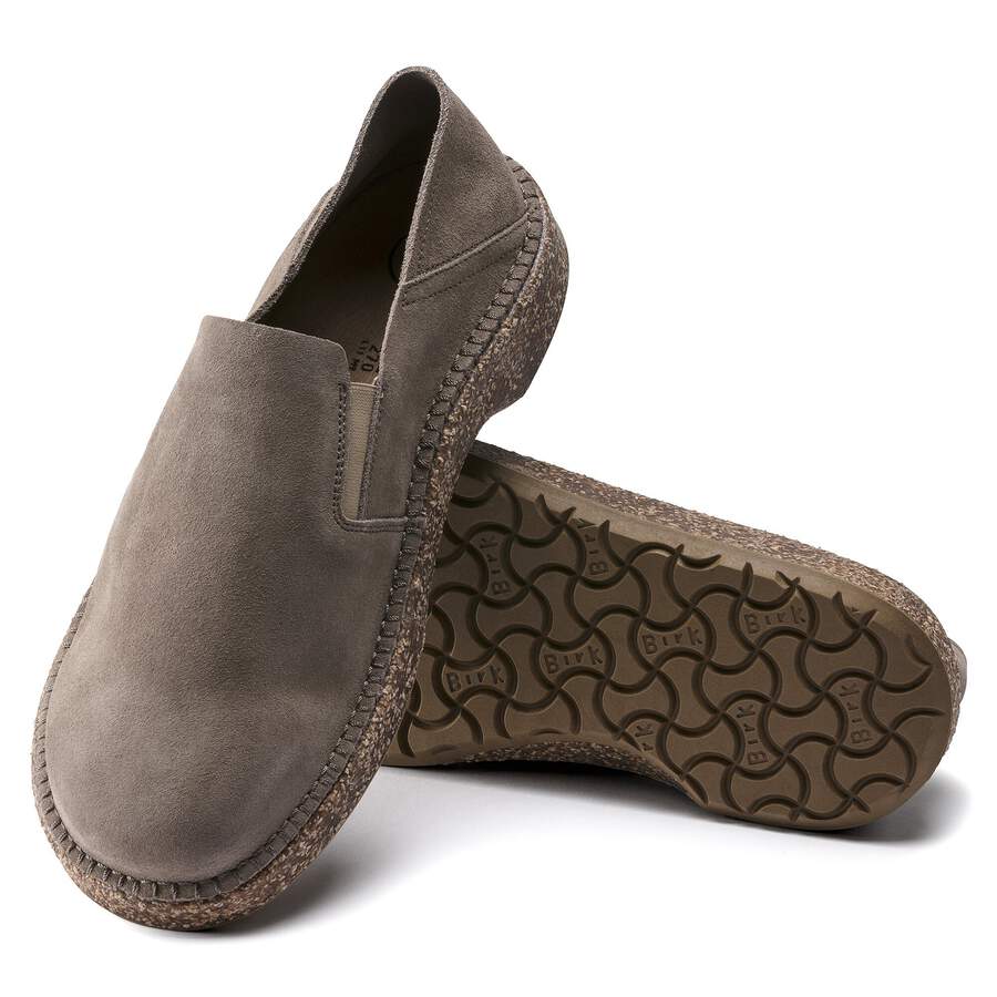 Callan Suede Leather - Gray Taupe