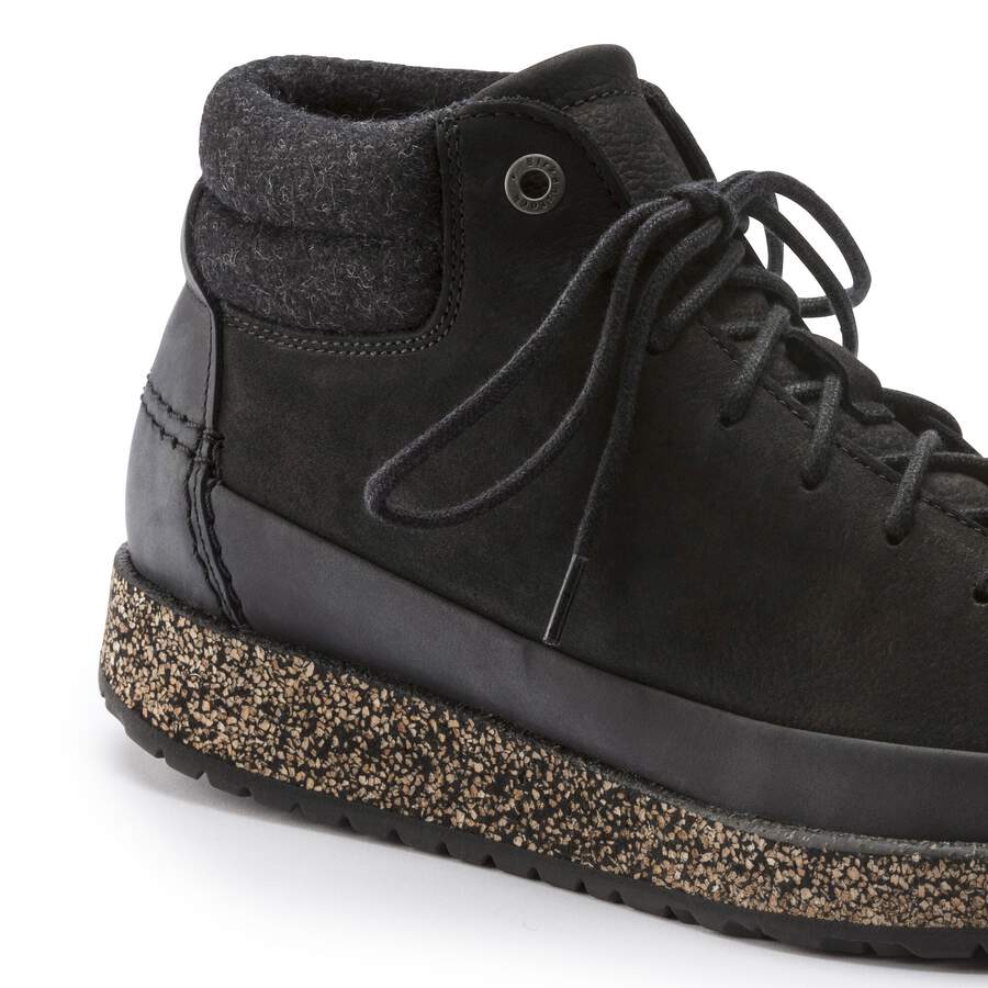 Honnef High Nubuck Leather - Black
