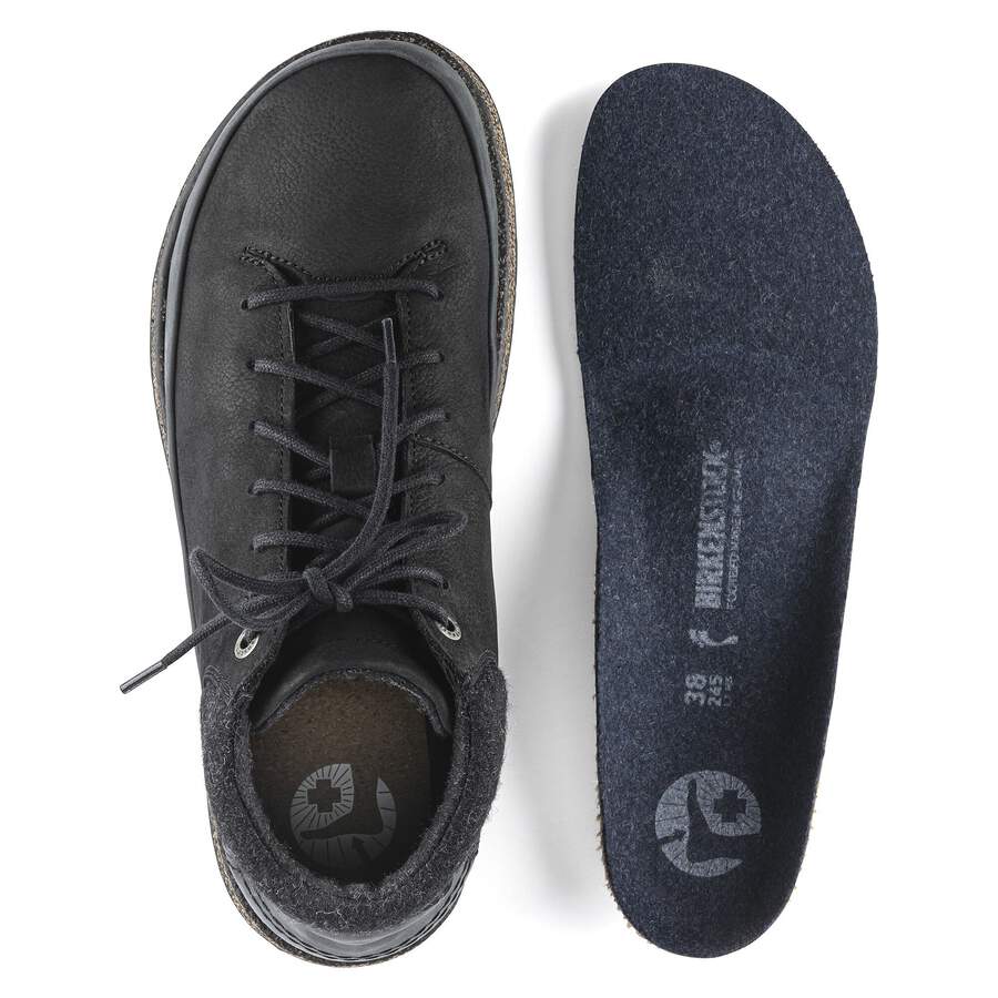 Honnef High Nubuck Leather - Black