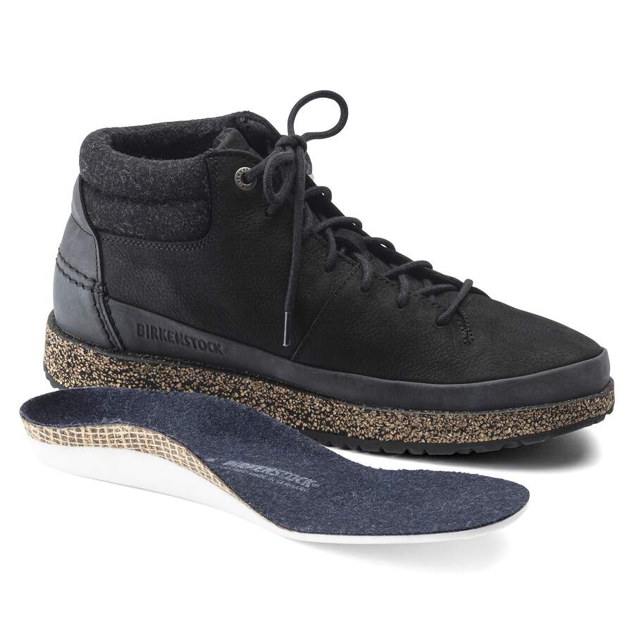 Honnef High Nubuck Leather - Black
