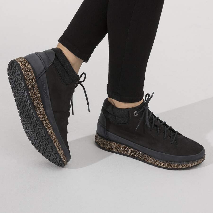 Honnef High Nubuck Leather - Black