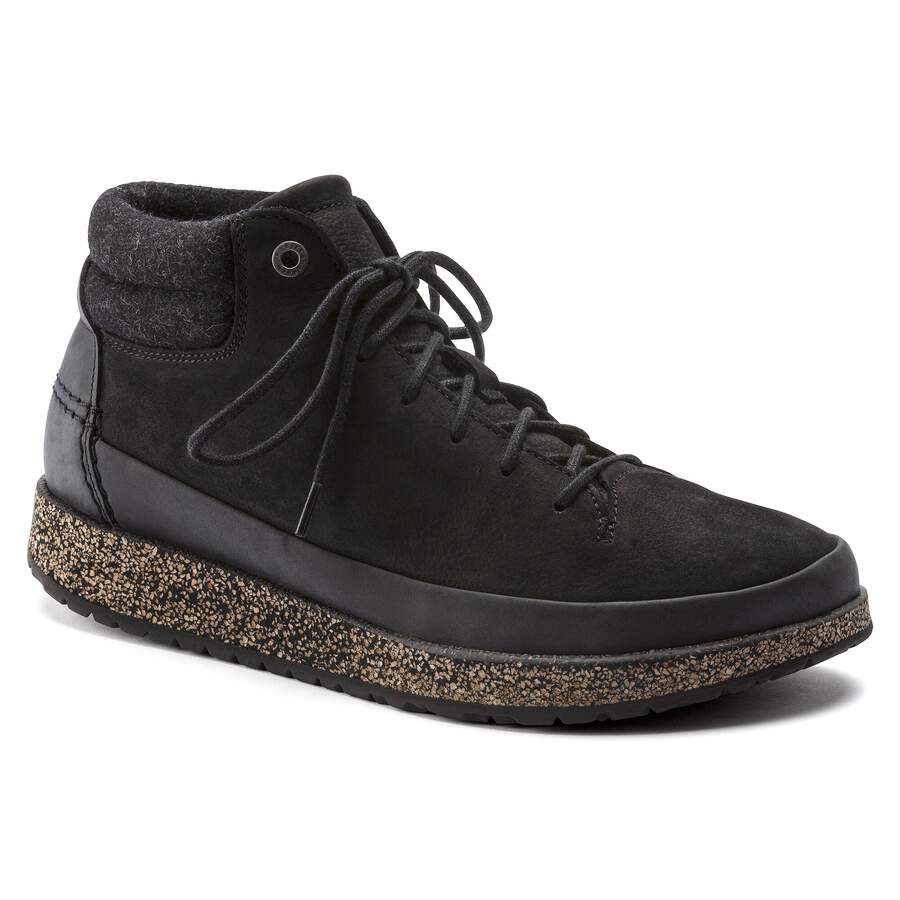 Honnef High Nubuck Leather - Black