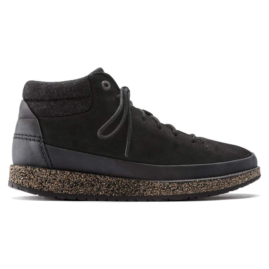 Honnef High Nubuck Leather - Black