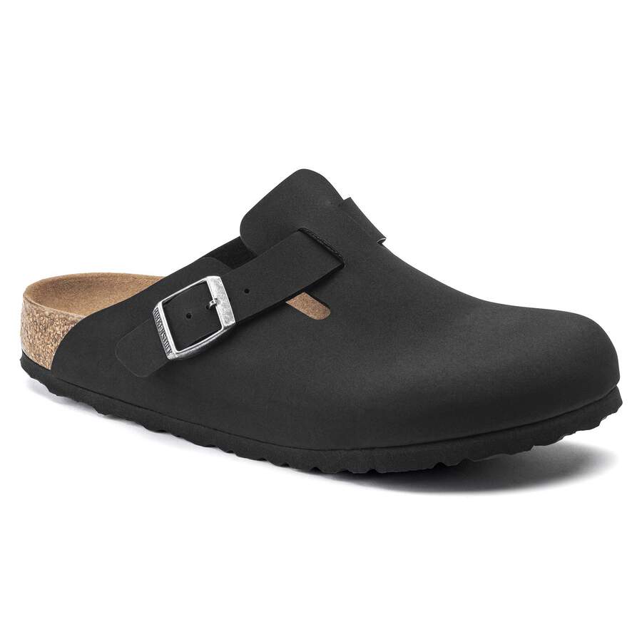 Boston Vegan Birko-Flor Nubuck - Black