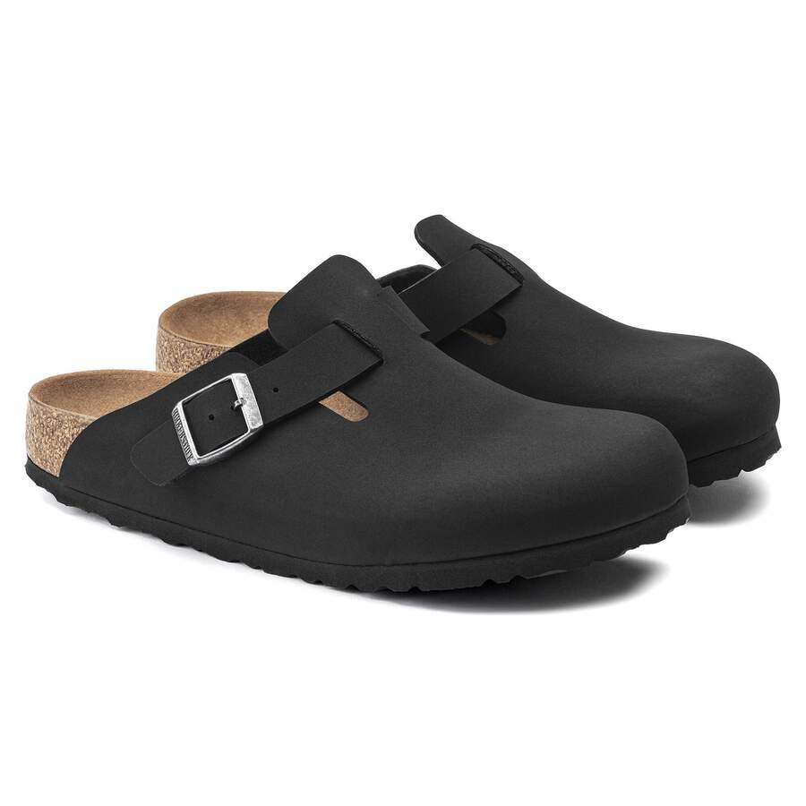 Boston Vegan Birko-Flor Nubuck - Black