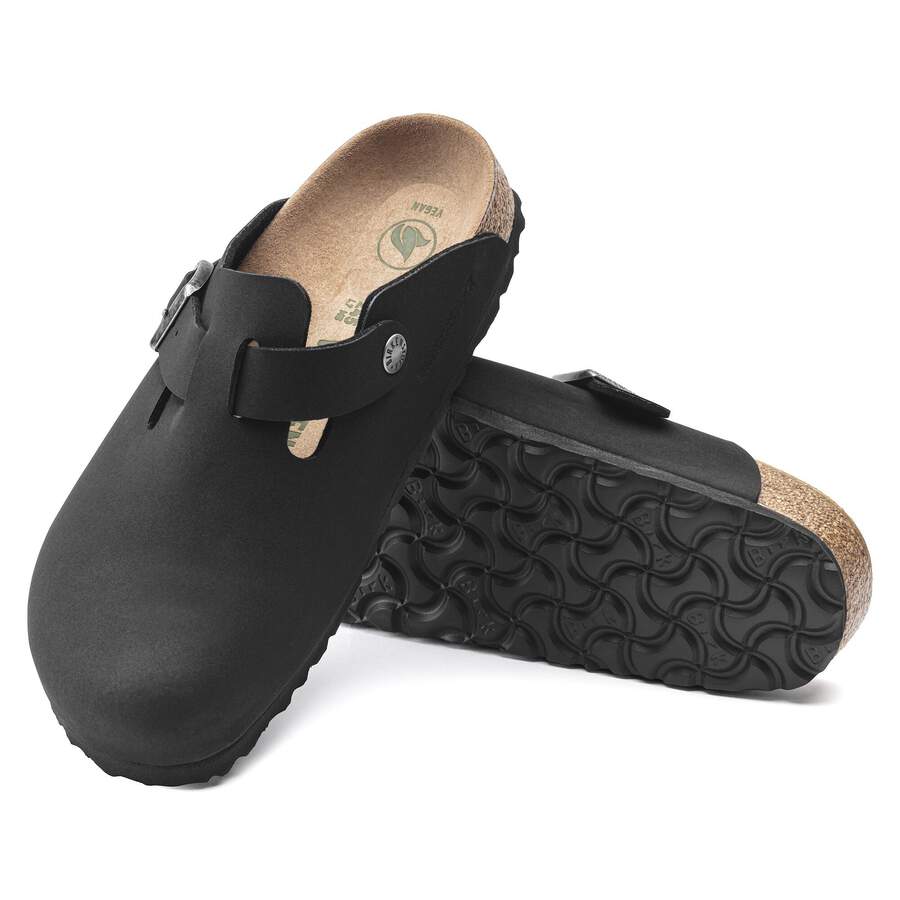 Boston Vegan Birko-Flor Nubuck - Black