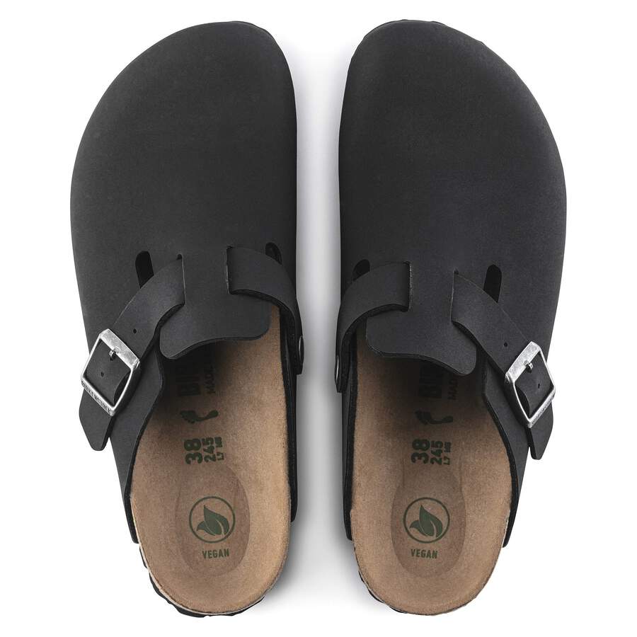 Boston Vegan Birko-Flor Nubuck - Black
