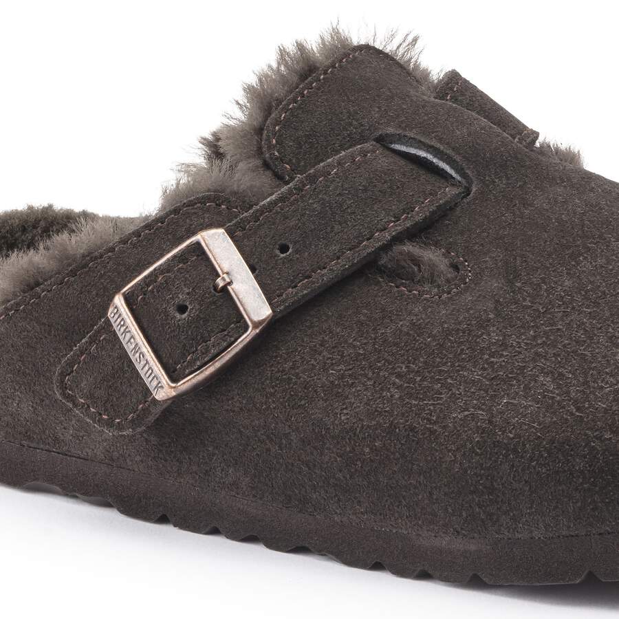 Boston Shearling Suede Leather - Mocha