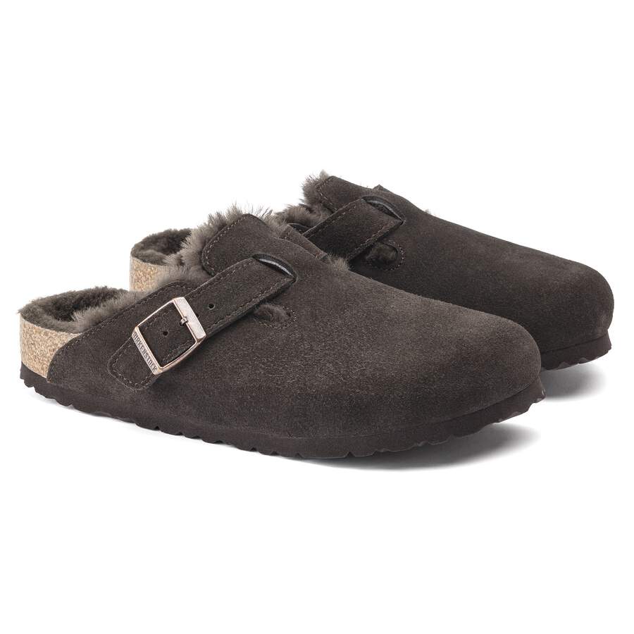 Boston Shearling Suede Leather - Mocha