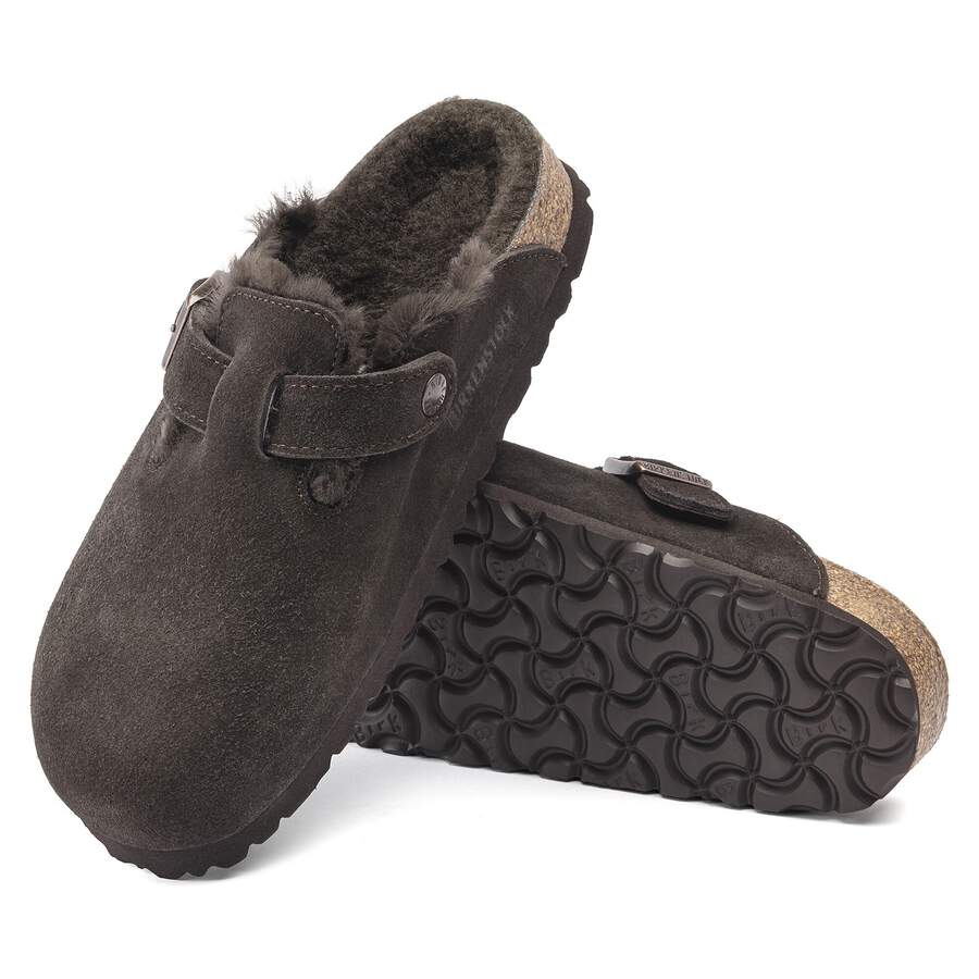 Boston Shearling Suede Leather - Mocha
