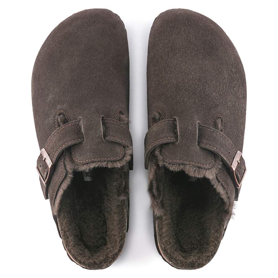 Boston Shearling Suede Leather - Mocha