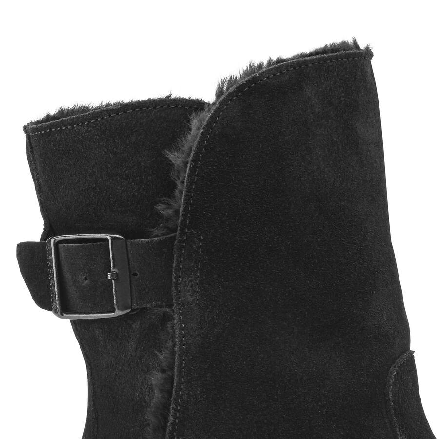 Uppsala Shearling Suede Leather - Black