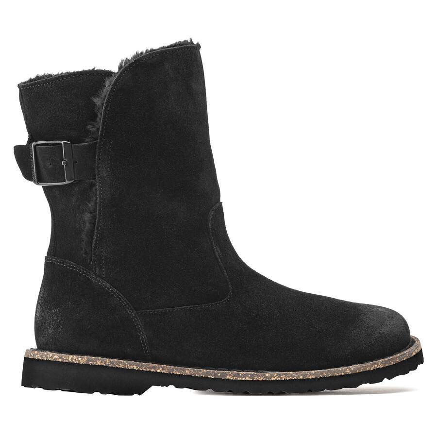 Uppsala Shearling Suede Leather - Black