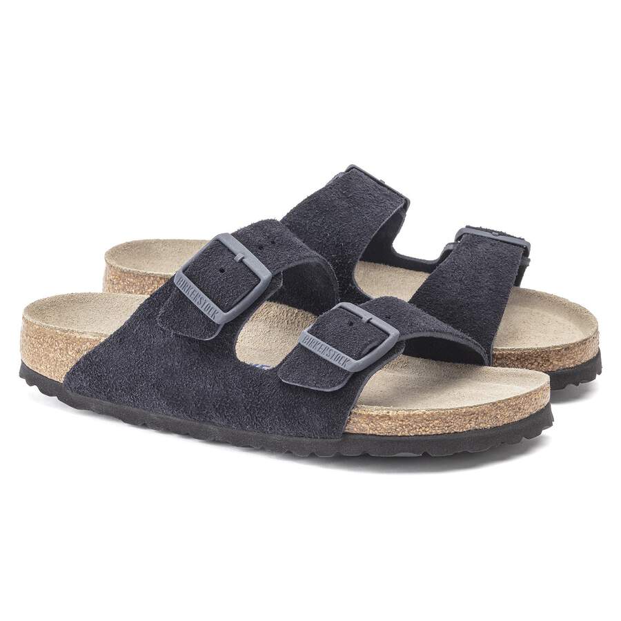 Arizona Soft Footbed Suede Leather - Midnight Blue