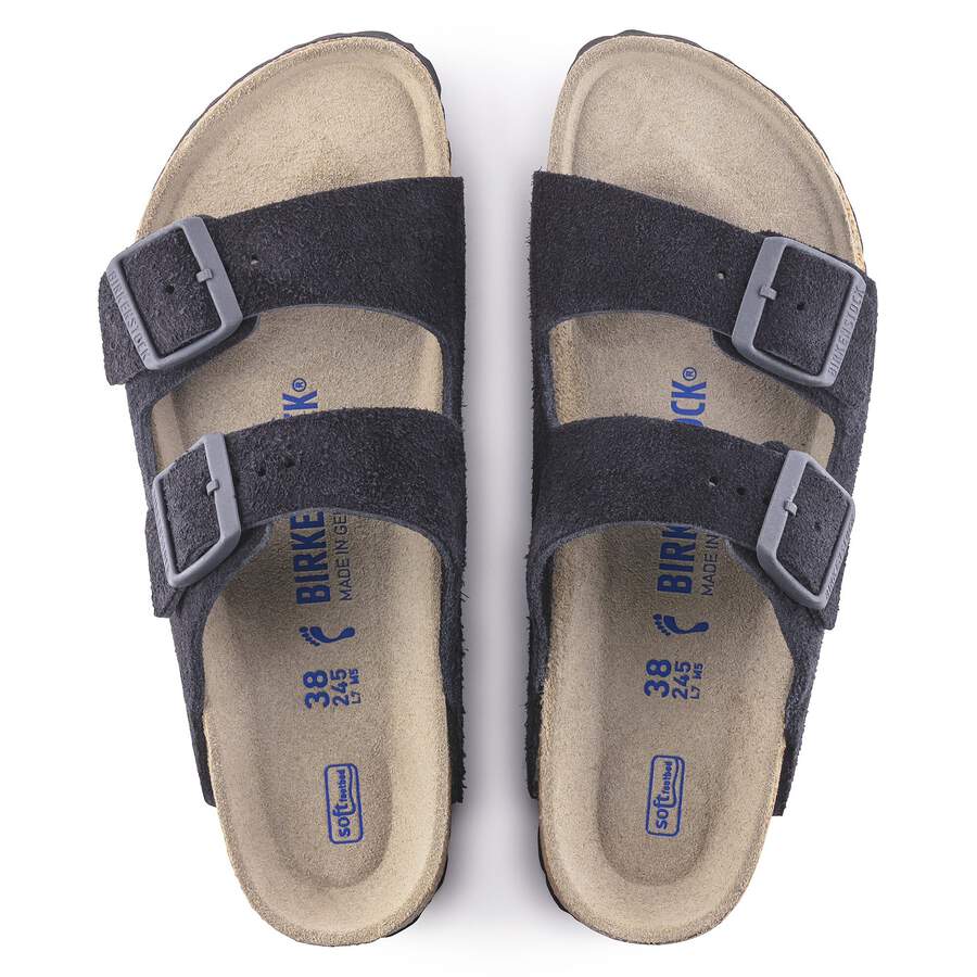 Arizona Soft Footbed Suede Leather - Midnight Blue