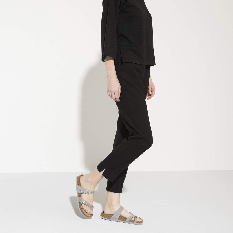 Mayari Nubuck Leather - Dove Gray