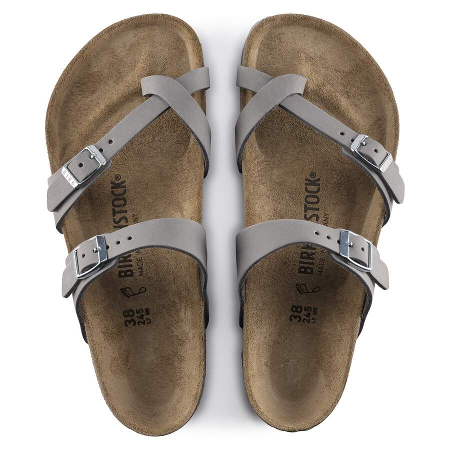 Mayari Nubuck Leather - Dove Gray