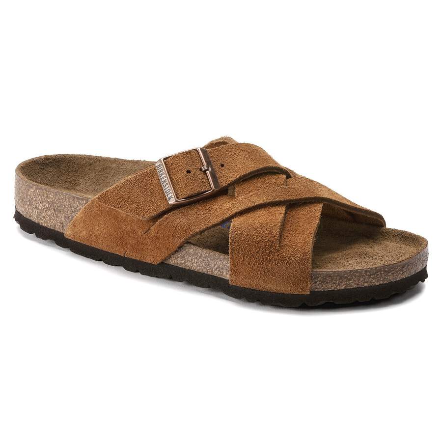 Lugano Soft Footbed Suede Leather - Mink