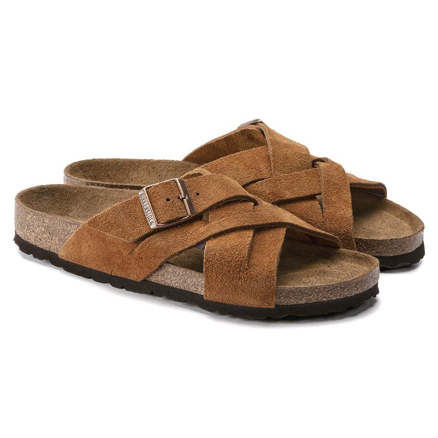 Lugano Soft Footbed Suede Leather - Mink
