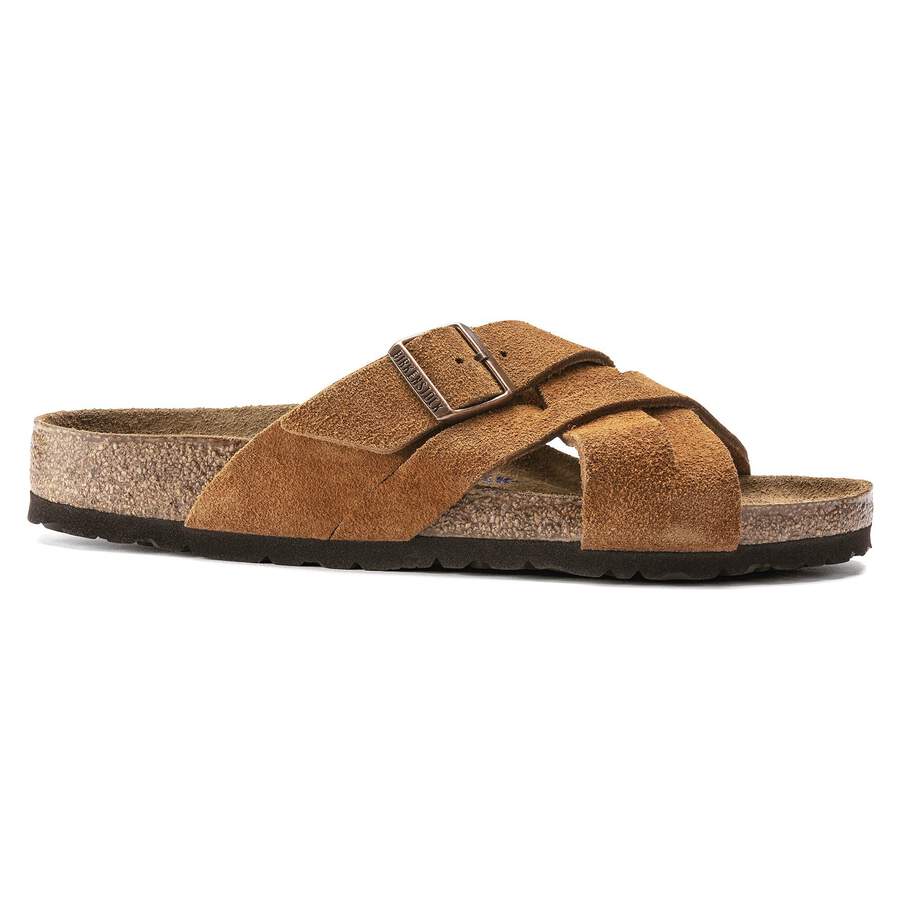 Lugano Soft Footbed Suede Leather - Mink