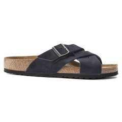 Lugano Soft Footbed Suede Leather - Midnight Blue