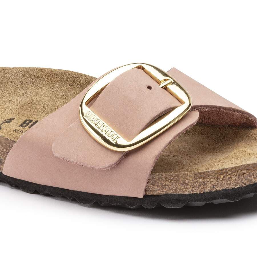 Madrid Big Buckle Nubuck Leather - Old Rose