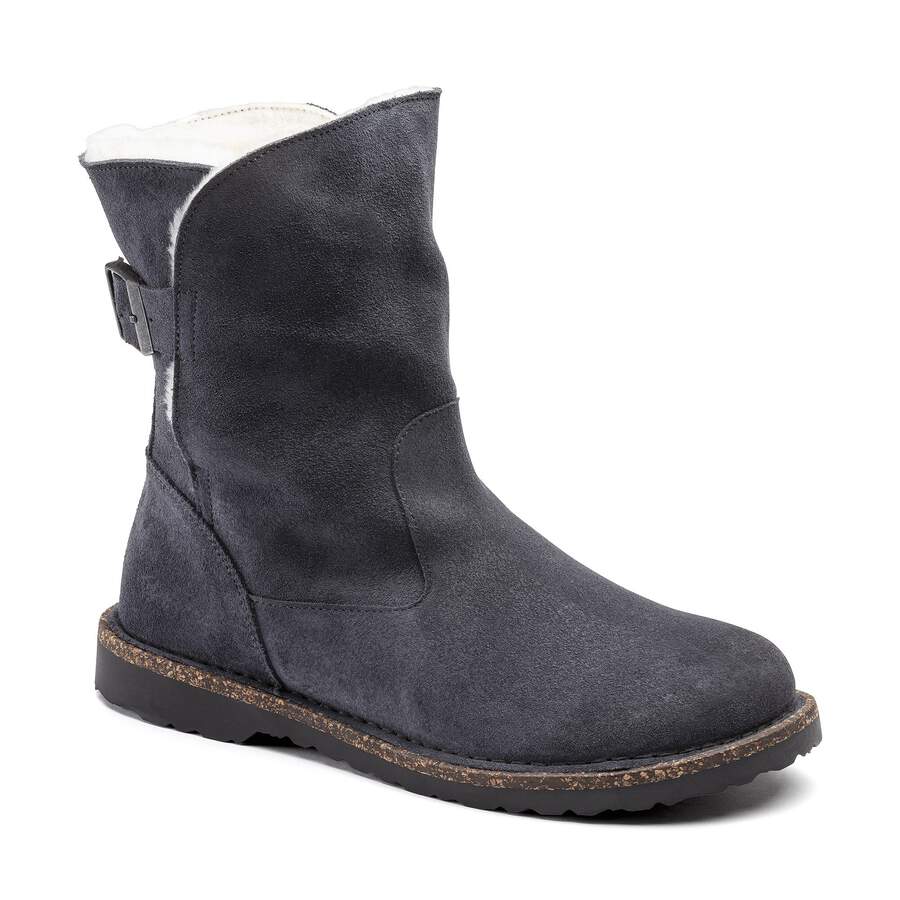 Uppsala Shearling Suede Leather - Graphite