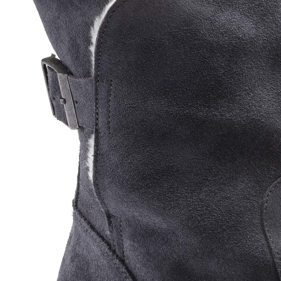 Uppsala Shearling Suede Leather - Graphite