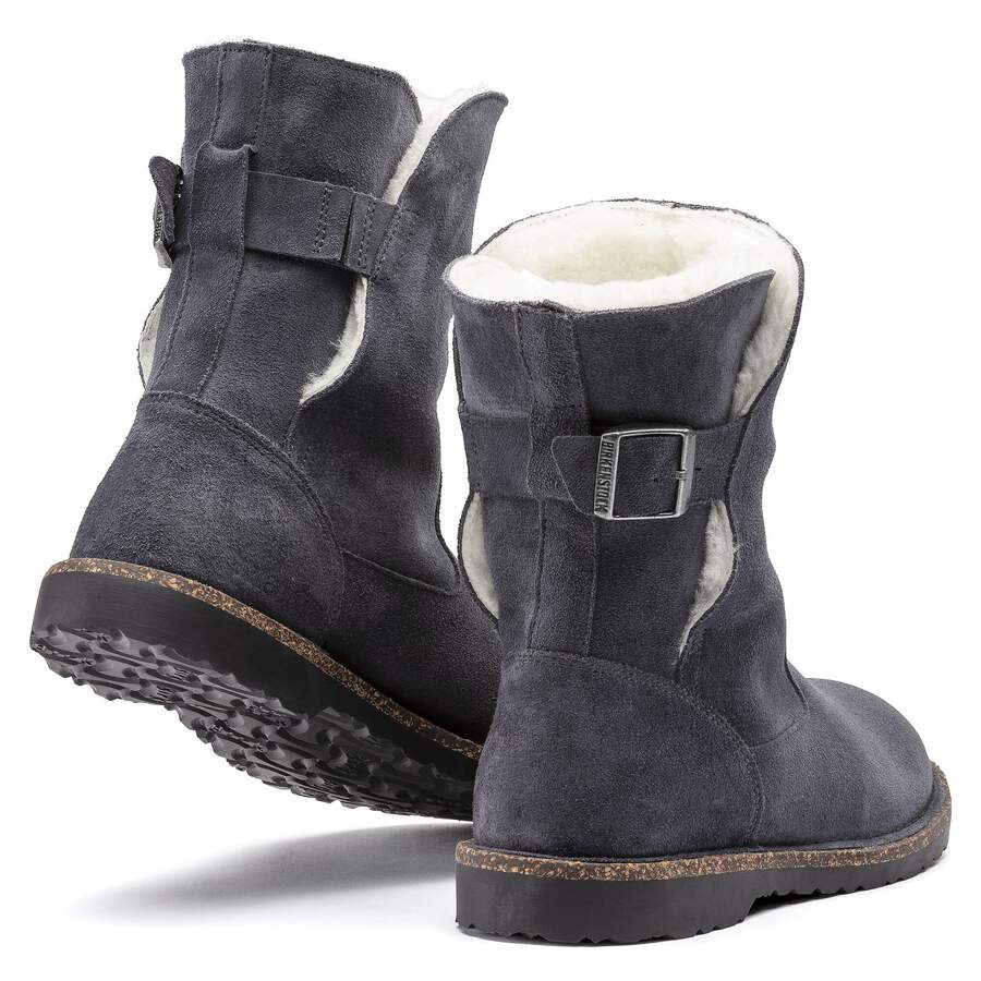Uppsala Shearling Suede Leather - Graphite