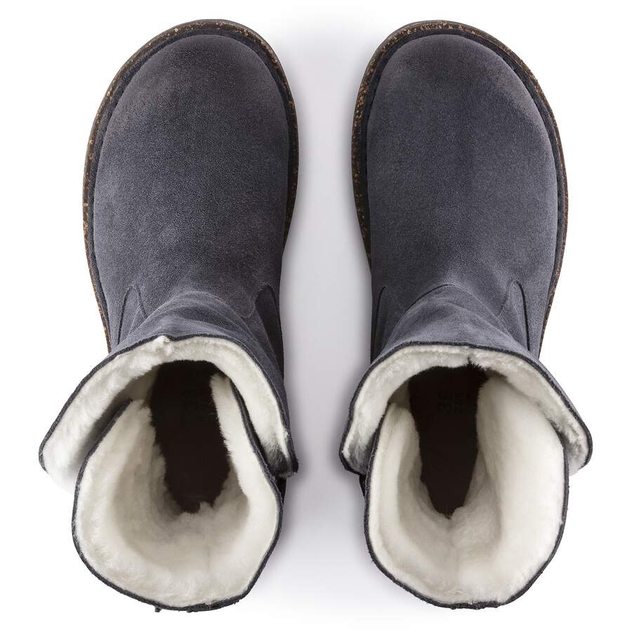Uppsala Shearling Suede Leather - Graphite