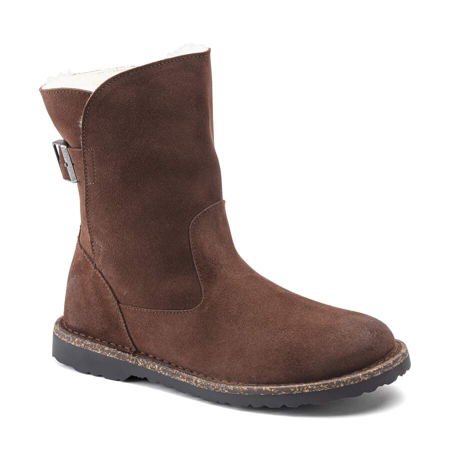 Uppsala Shearling Suede Leather - Espresso