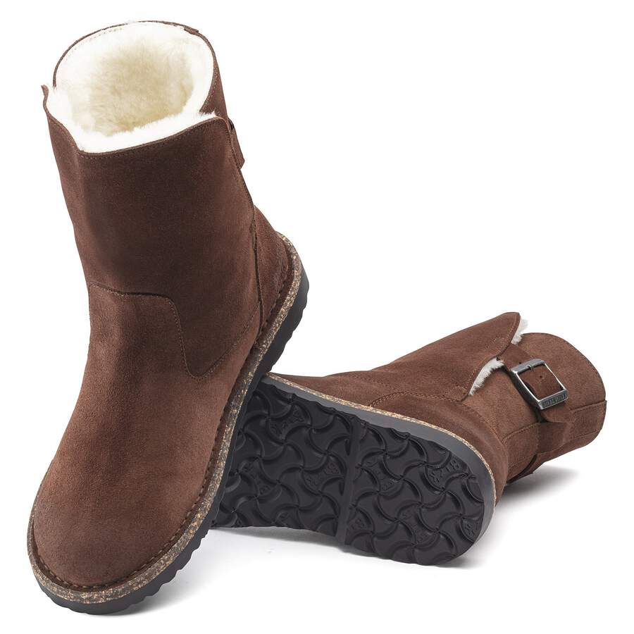 Uppsala Shearling Suede Leather - Espresso