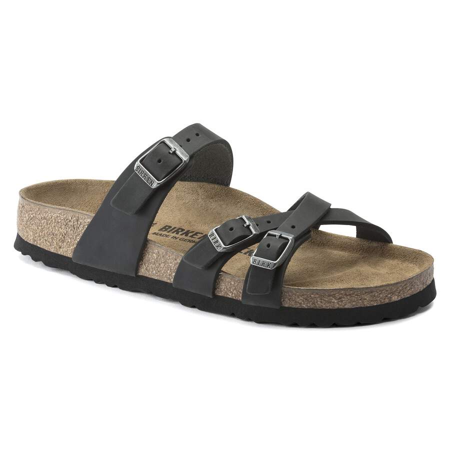 Franca Natural Leather Oiled - Black
